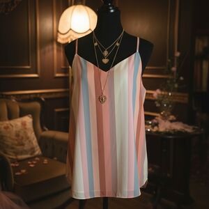 Striped Multicolor Cami Top